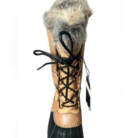 NEW Sorel Ladies Tofino II Faux Fur Lined Waterproof Tan Boot - 2 Sizes - Picture 3 of 9